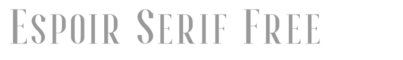 Espoir Serif